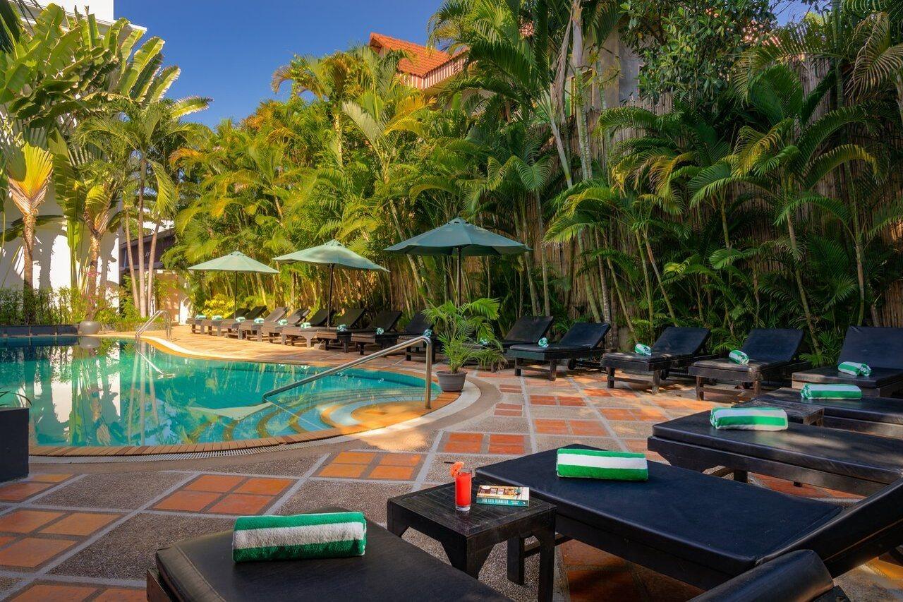 Silk D'Angkor Boutique Hotel Siem Reap Exterior foto